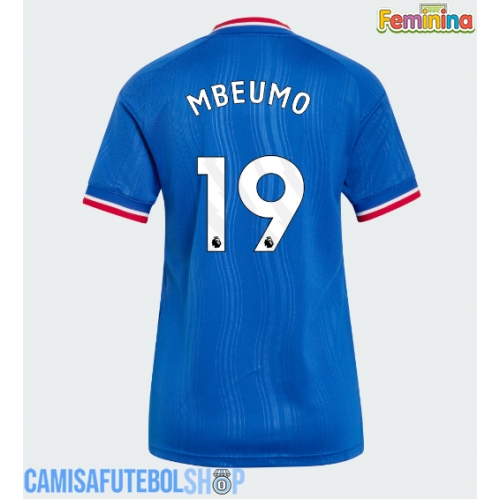 Camisa de time de futebol Manchester United Bryan Mbeumo #19 Replicas 2º Equipamento Feminina 2026-27 Manga Curta